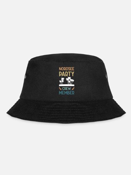 Nordsee Party Crew - Bucket Hat - Schwarz