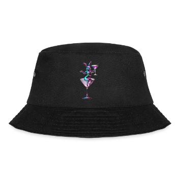 Cosmo Rabbit - Bucket Hat - Schwarz - Vorne - Lela (165cm)