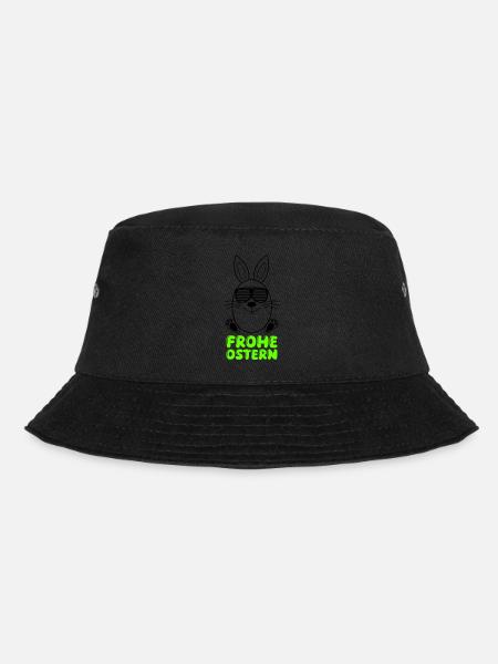frohe ostern - Bucket Hat - Schwarz