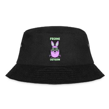 Happy Easter Bunny - Bucket Hat - black - Front - Lela (165cm)