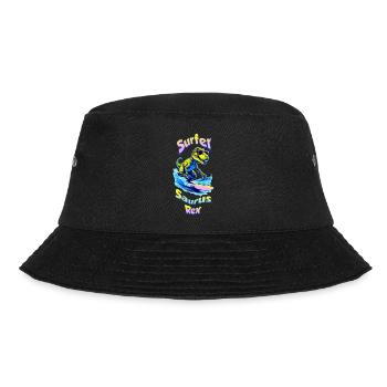 T-Rex on holiday 🏄 - Bucket Hat - black - Front - Lela (165cm)