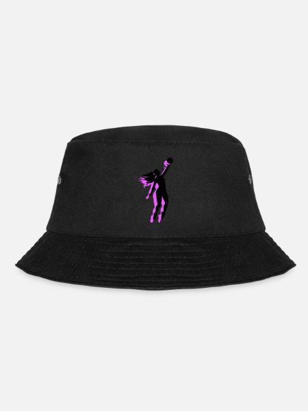 Volleyball Spielerin Symbol - Bucket Hat - Schwarz