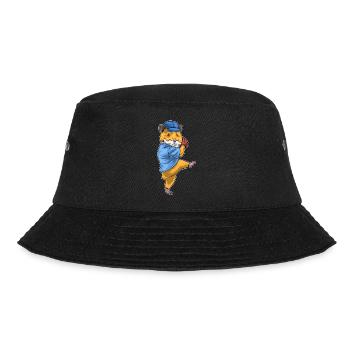 Hamster Baseball Baseball Glove - Bucket Hat - black - Front - Lela (165cm)
