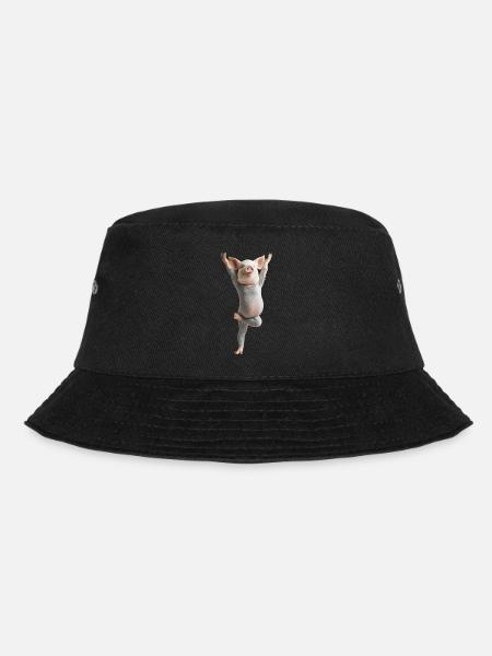 Schwein - Bucket Hat - Schwarz