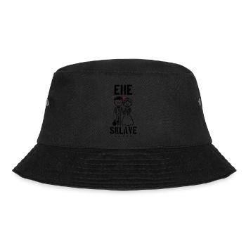 Hochzeit Ehesklave Bräutigam Braut - Bucket Hat - Schwarz - Vorne - Lela (165cm)