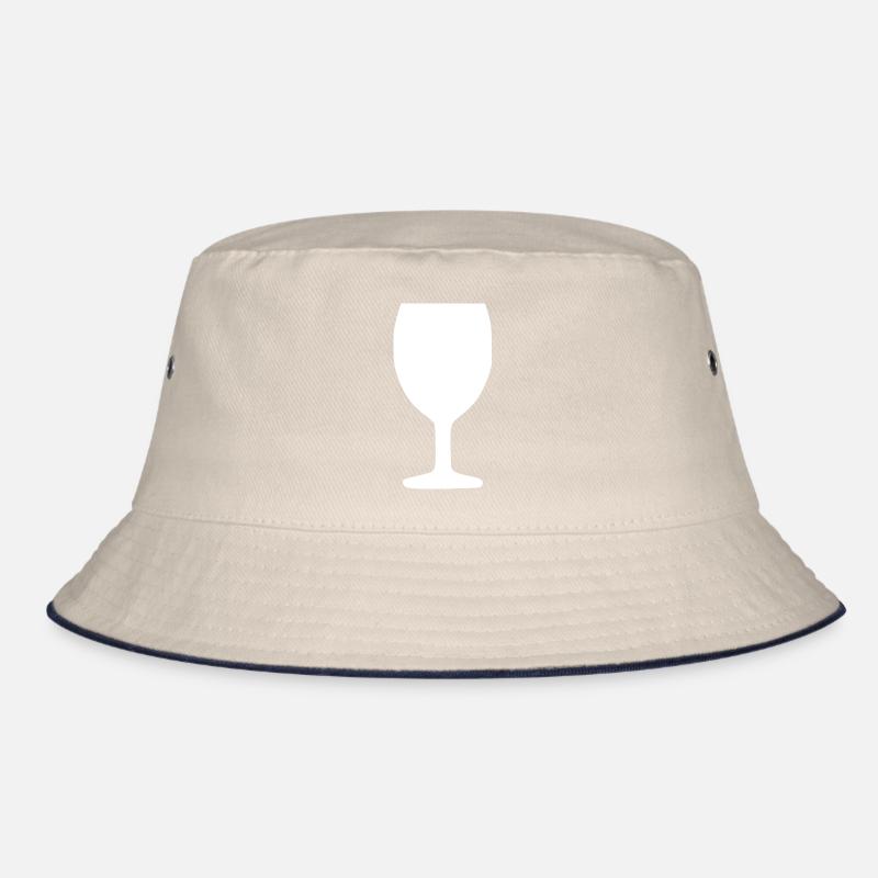 Wine Wine Glass Red Wine Bucket Hat