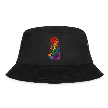 Pride Month Outfit Gift for Women Men - Bucket Hat - black - Front - Lela (165cm)