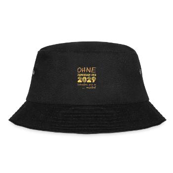 Schaffen 2029 - Bucket Hat - Schwarz - Vorne - Lela (165cm)