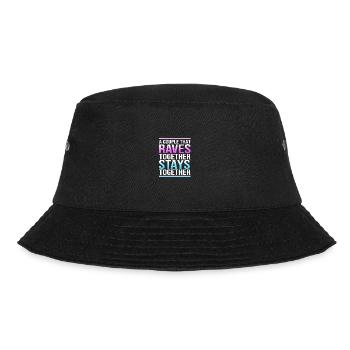 Rave Raver Techno music Techno bass Mischpult - Bucket Hat - Schwarz - Vorne - Lela (165cm)