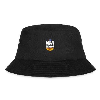 Klasse von 2025 Abi Abiturient Abitur 2025 - Bucket Hat - Schwarz - Vorne - Lela (165cm)