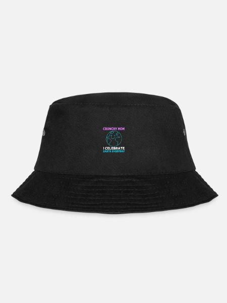 Crunchy Mama - Bucket Hat - Schwarz