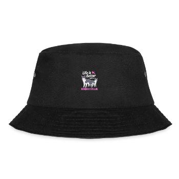 Border Collie - Bucket Hat - black - Front - Lela (165cm)