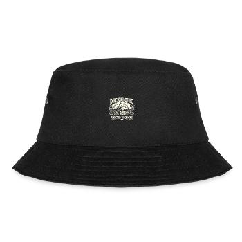 Duck Hunter, Duckaholic, Waterfowl Duck Hunting - Bucket Hat - Schwarz - Vorne - Lela (165cm)
