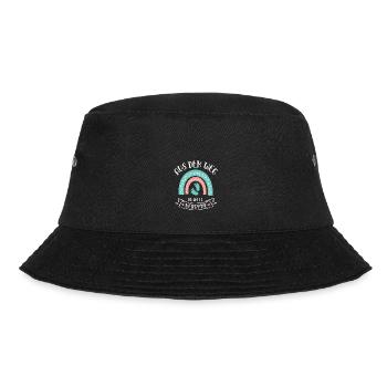 Geburtshilfe Hebamme Entbindungshelferin Doula - Bucket Hat - Schwarz - Vorne - Lela (165cm)