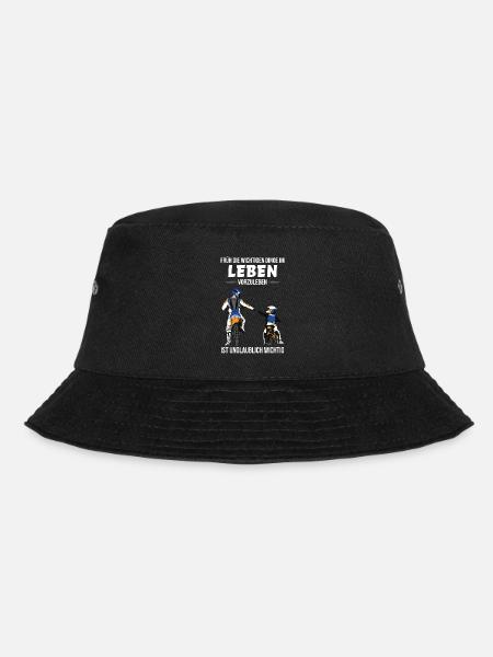Motorrad Papa Sohn Motorräder Motorradfahren Bike - Bucket Hat - Schwarz