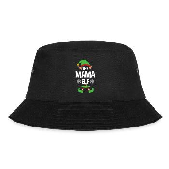 Group Matching Family Christmas Gift Elf - Bucket Hat - Schwarz - Vorne - Lela (165cm)