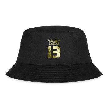 13 Zahl Krone - Bucket Hat - Schwarz - Vorne - Lela (165cm)