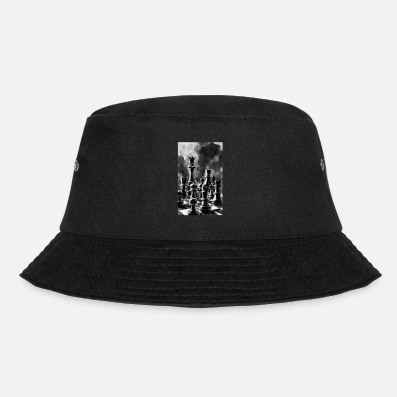 Chess | Chess piece | Chess player - Bucket Hat - black