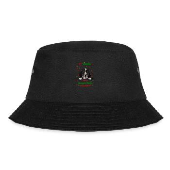 Auvergne Vorstehhund Hund Weihnachten Hunderasse - Bucket Hat - Schwarz - Vorne - Lela (165cm)