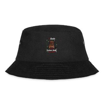 Bordeaux Dogge Hund Weihnachten Hunderasse - Bucket Hat - Schwarz - Vorne - Lela (165cm)