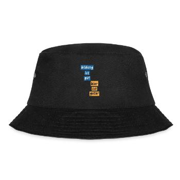 Informatiker Programmierer Admin Nerd Geschenk - Bucket Hat - Schwarz - Vorne - Lela (165cm)