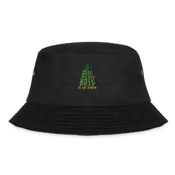 Billy Hund Weihnachten Hunderasse - Bucket Hat - Schwarz - Vorne - Lela (165cm)