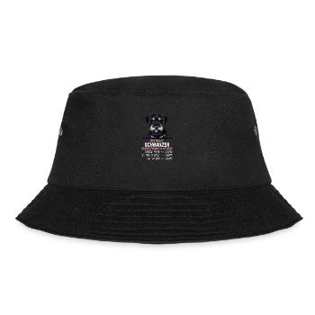 Ohne Schnauzer ist alles doof - Bucket Hat - Schwarz - Vorne - Lela (165cm)
