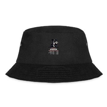 Ohne Schnauzer ist alles doof - Bucket Hat - Schwarz - Vorne - Lela (165cm)