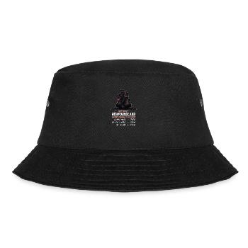 Ohne Neufundländer ist alles doof - Bucket Hat - Schwarz - Vorne - Lela (165cm)