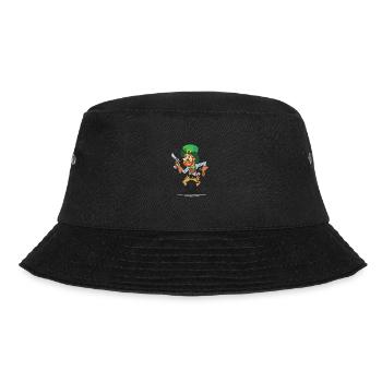 Kiss Me I'm Irish Funny Redneck St. Patrick's Day - Bucket Hat - black - Front - Lela (165cm)