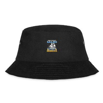 Voile voilier océan bateau bière cadeau - Bob - noir - Devant - Lela (165cm)