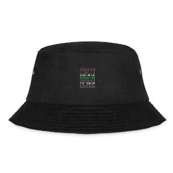 Christmas Reindeer Snow - Ugly Christmas - Bucket Hat - black - Front - Lela (165cm)