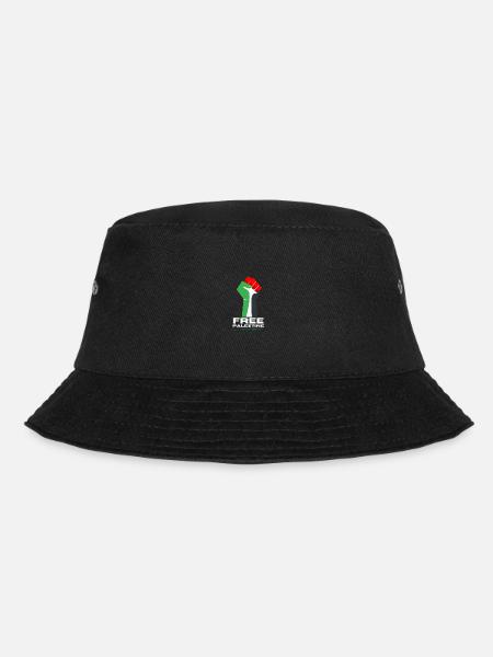 Free Palestine Freedom Freiheit - Bucket Hat - black