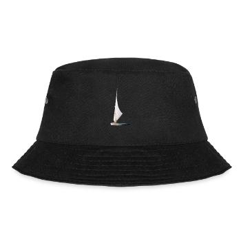 Segelboot - Bucket Hat - Schwarz - Vorne - Lela (165cm)