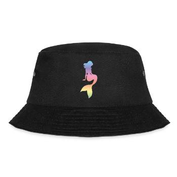Meerjungfrau - Bucket Hat - Schwarz - Vorne - Lela (165cm)