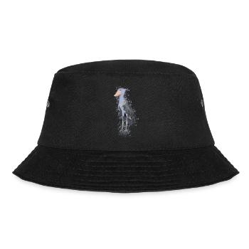 Schuhschnabel Vogel Vogelfreund Vogelbeobachter - Bucket Hat - Schwarz - Vorne - Lela (165cm)