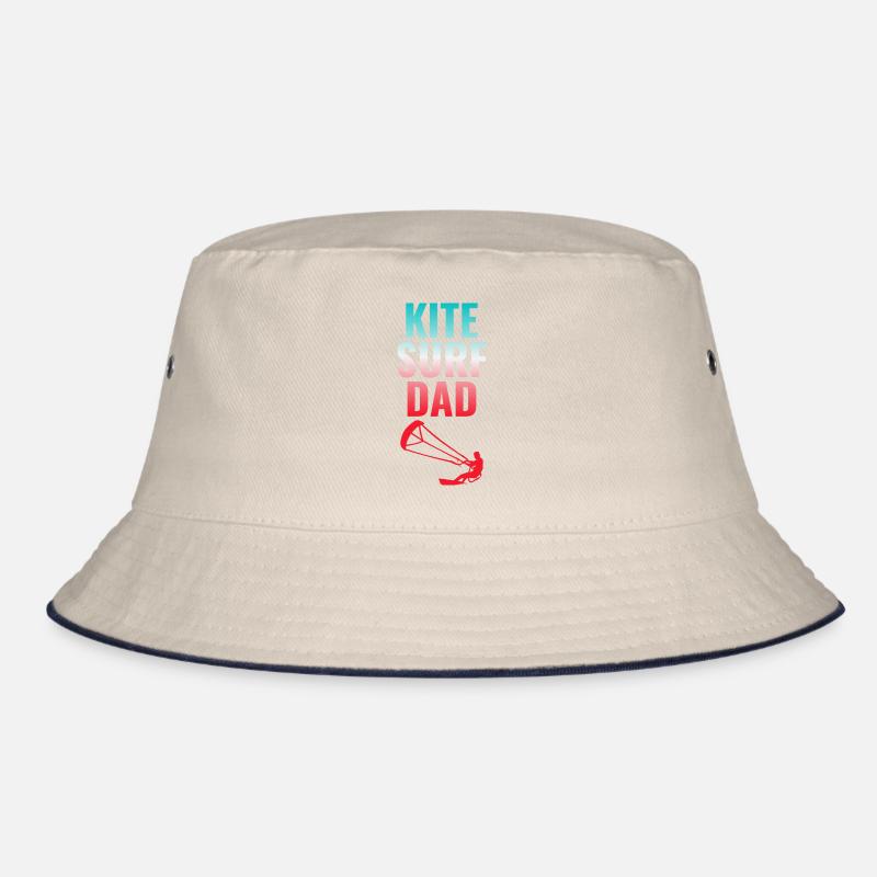 Kitesurfing Kiteboarding Kiteboarder Kitesurf Dad Bucket Hat