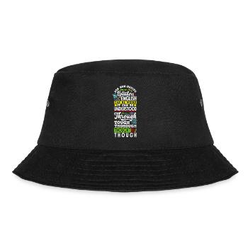 ESL Teacher Linguist Multilingual Teaching - Bucket Hat - black - Front - Lela (165cm)