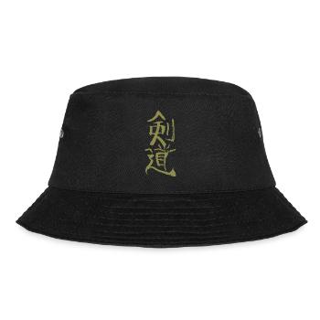 Kendo / Japanese - Bucket Hat - black - Front - Lela (165cm)