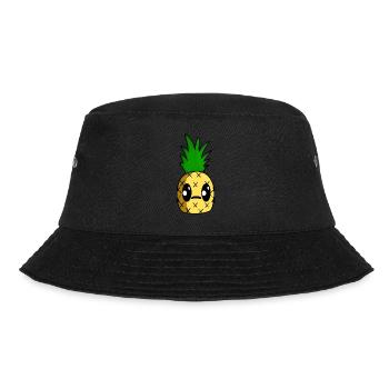 Kawaii pineapple - Bucket Hat - black - Front - Lela (165cm)