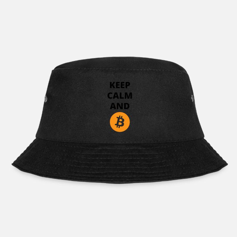 Restez calme et Bitcoin - Bob - noir