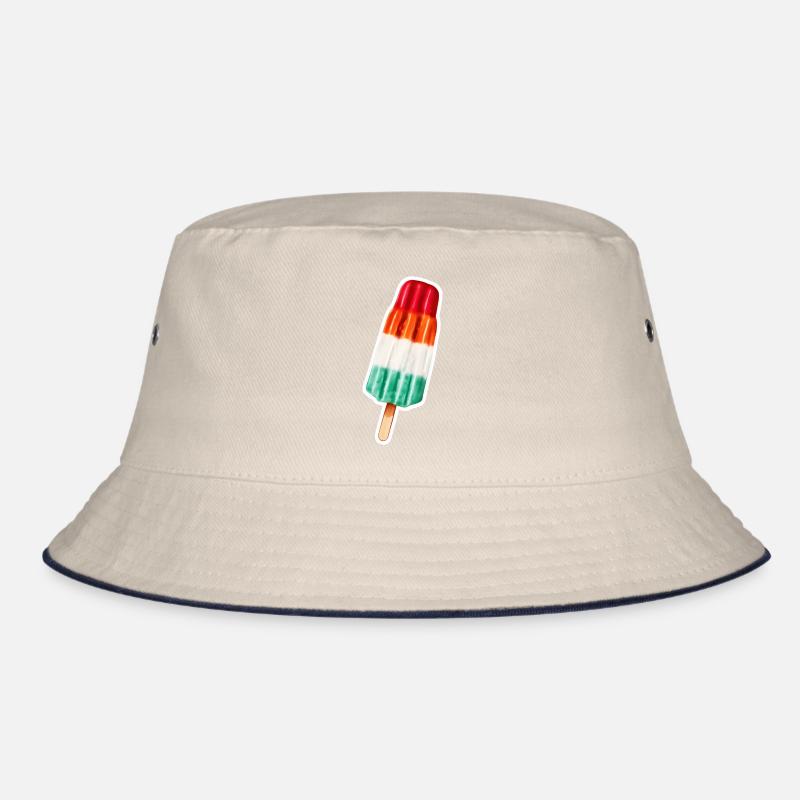 POPSICLES IN A COLORFUL RETRO LOOK Bucket Hat