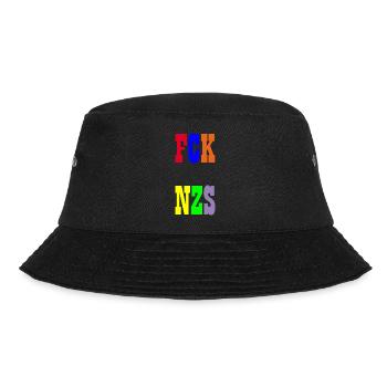 FCK NZS - Bucket Hat - black - Front - Lela (165cm)