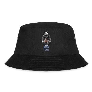 Muay Thai Kickboxen und Thaiboxen panda - Bucket Hat - Schwarz - Vorne - Lela (165cm)