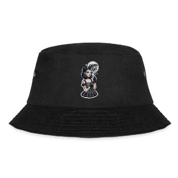 Summer Goth für Gothik Fans - Bucket Hat - Schwarz - Vorne - Lela (165cm)