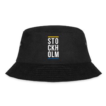 Stockholm City logo design - Bucket Hat - black - Front - Lela (165cm)