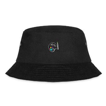 artist white - Bucket Hat - Schwarz - Vorne - Lela (165cm)