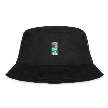 Meteorologie Wortspiel Für Meteorologe Ich Sehe - Bucket Hat - Schwarz - Vorne - Lela (165cm)
