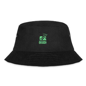 Geburtstag 52 - Bucket Hat - Schwarz - Vorne - Lela (165cm)
