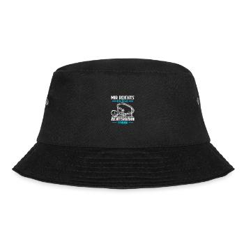Mir reichts Freizeitpark Rollercoaster Achterbahn - Bucket Hat - Schwarz - Vorne - Lela (165cm)